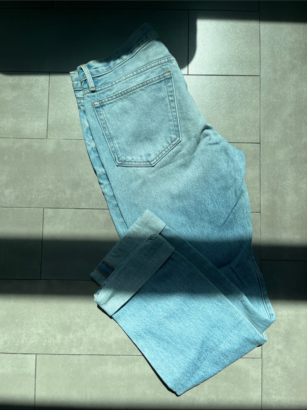 Light Wash Frame Jeans
